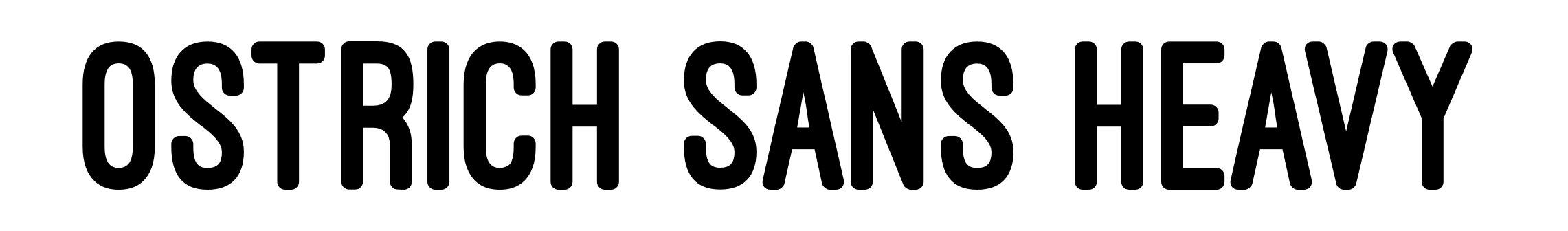 Ostrich Sans Heavy